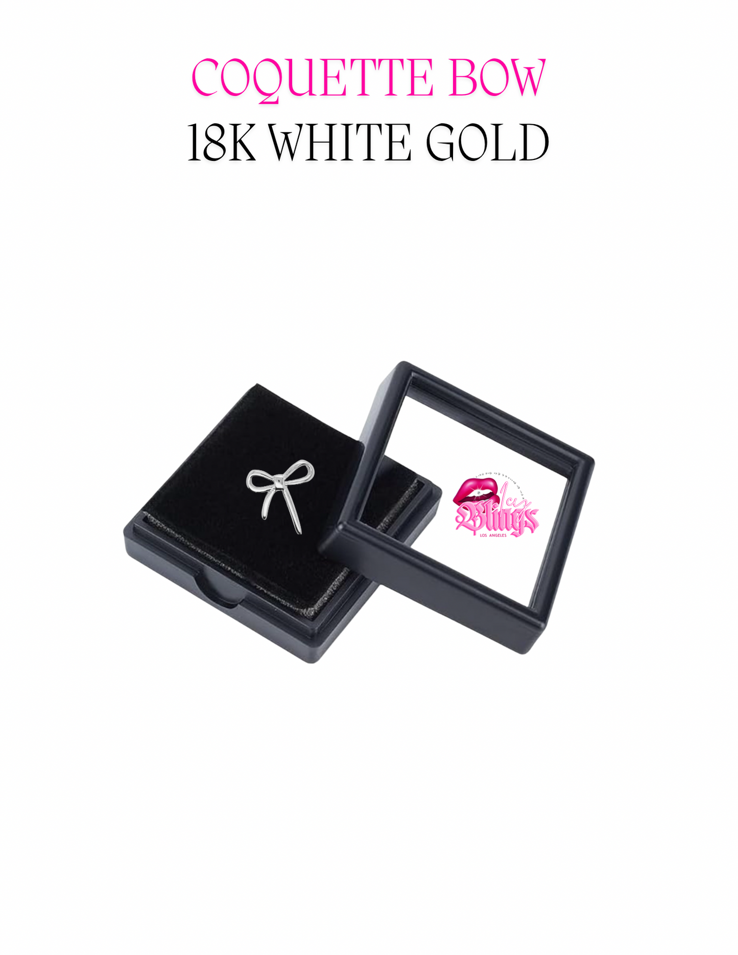 COQUETTE BOW 18K CHARM