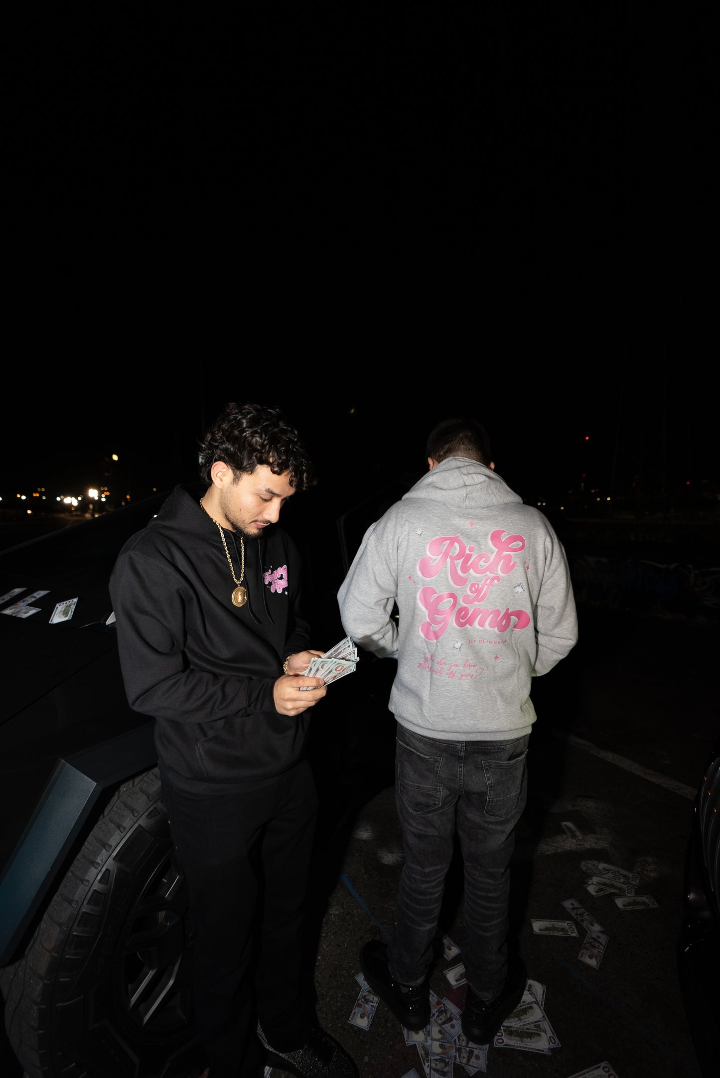 HOODIE- RICH OFF GEMS