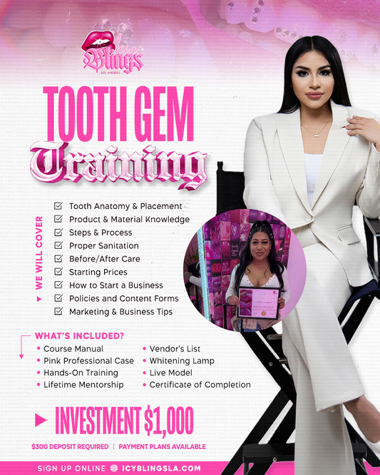 2 ON 1 TOOTH GEM TRAINING IN PERSON