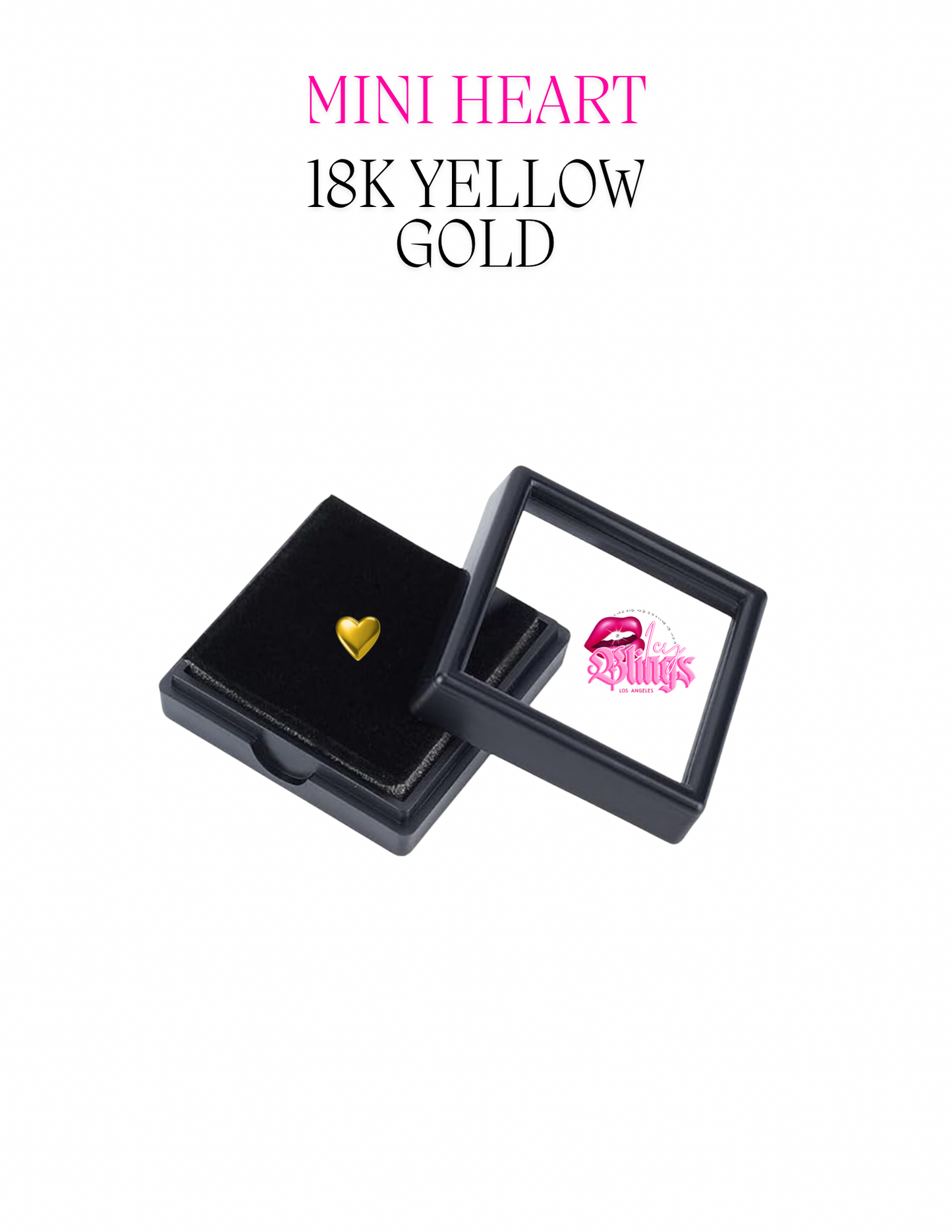 MINI HEART 18K GOLD CHARM