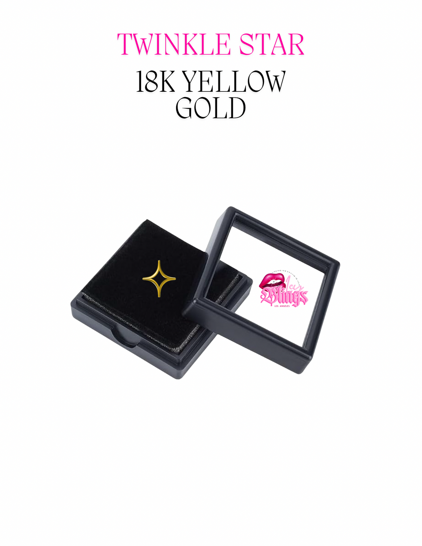 TWINKLE STAR 18K GOLD CHARM