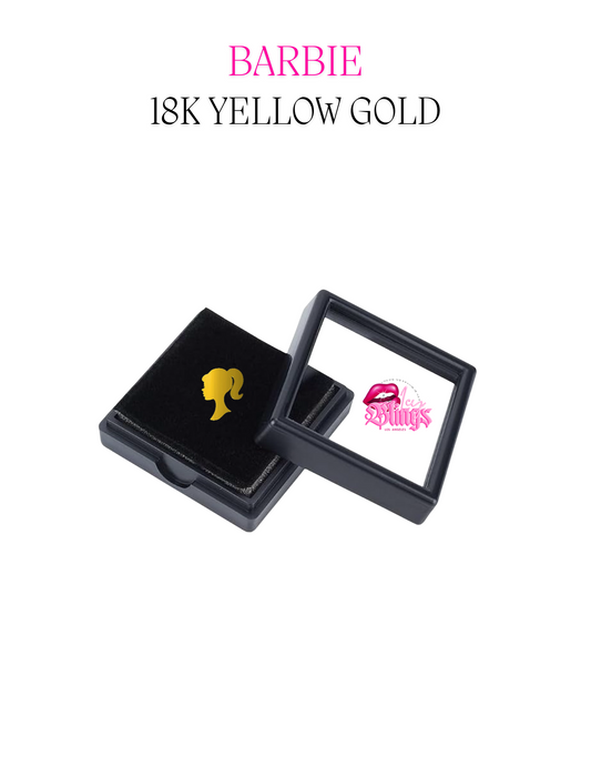 BARBIE HEAD 18K CHARM