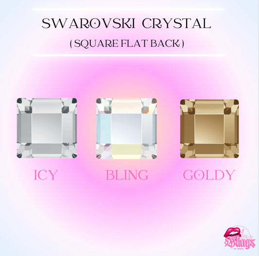 SWAROVSKI SQUARE SHAPE CRYSTAL