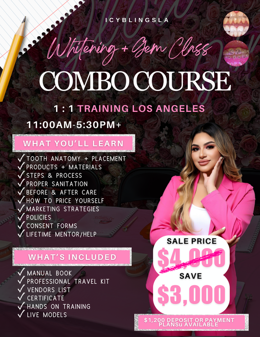 Combo Course 1:1 IN PERSON ONLY