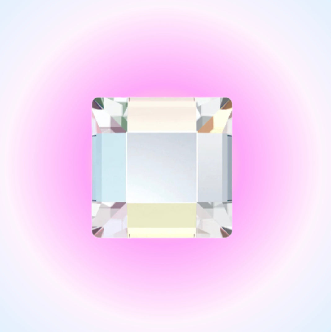 SWAROVSKI SQUARE SHAPE CRYSTAL